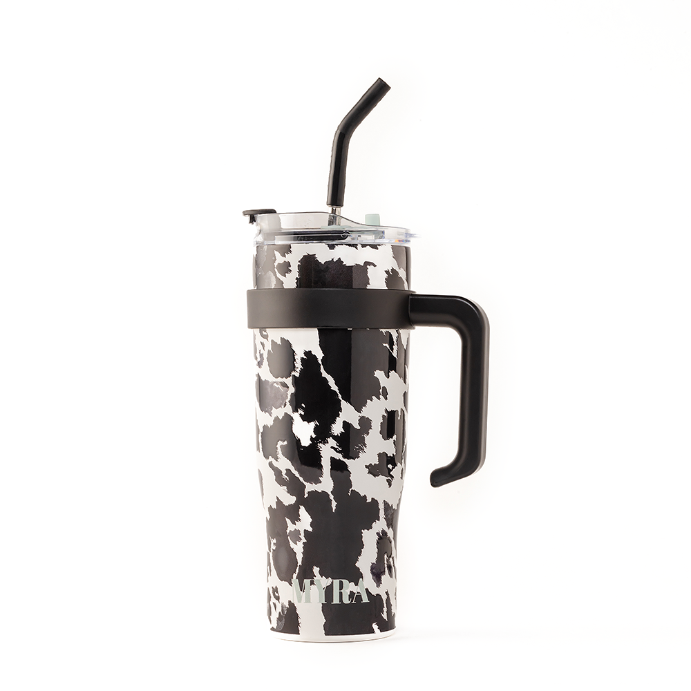 Wide Wyoming Tumbler In Black and White: WITH TOOLING