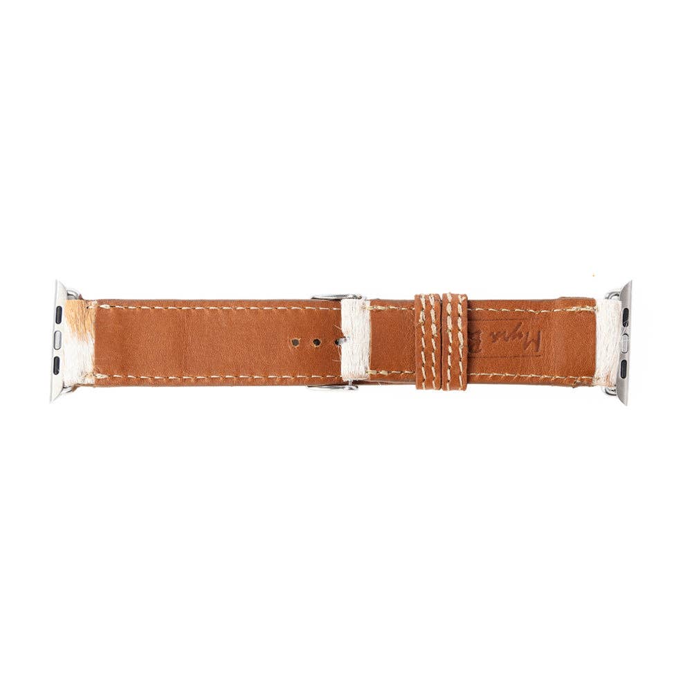 Palomino Plains Western Watch Band in White: White