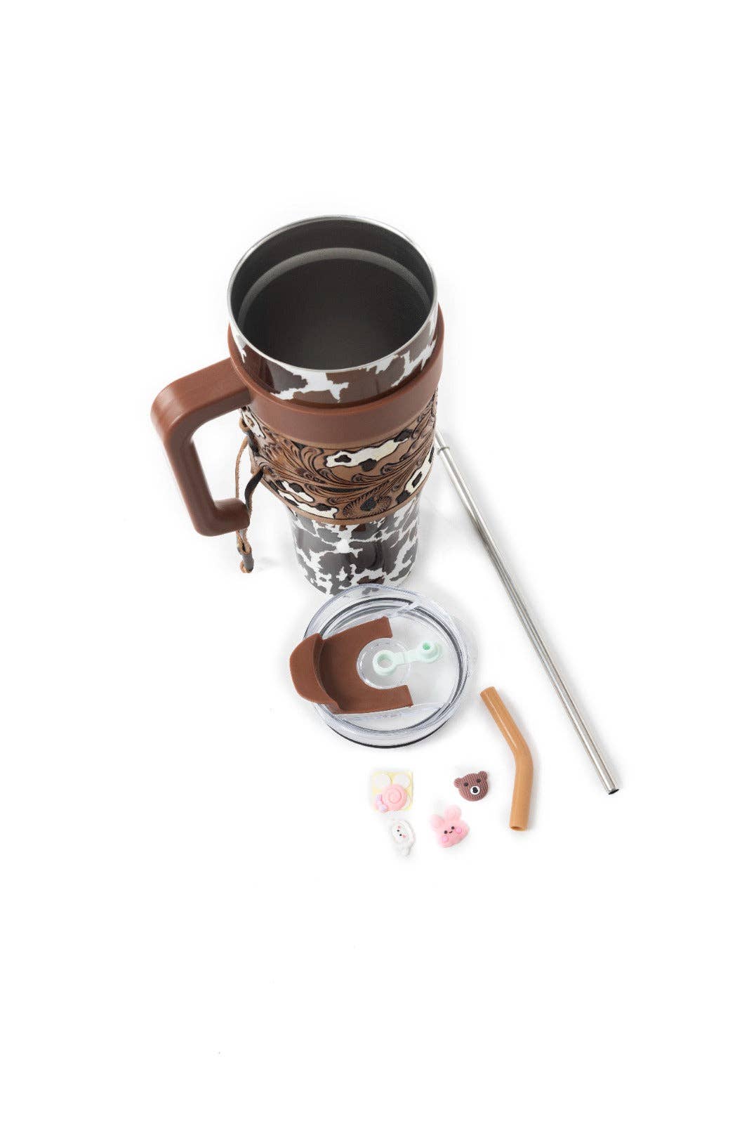 Wyoming Tumbler In Brown and White: WITH TOOLING
