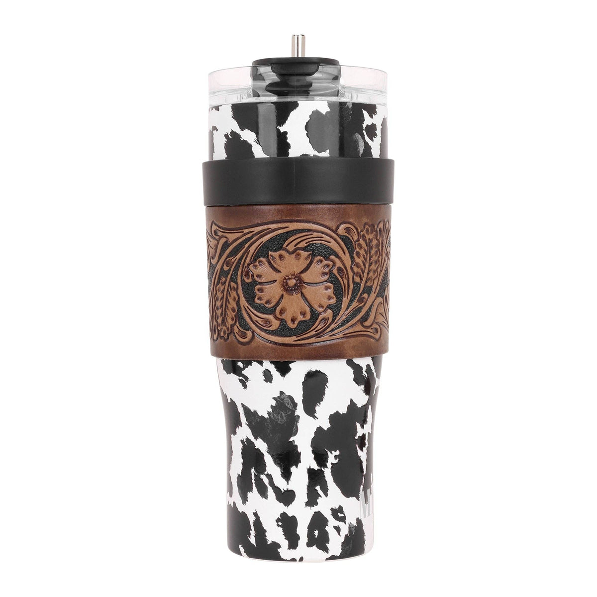 Wide Wyoming Tumbler In Black and White: WITHOUT TOOLING