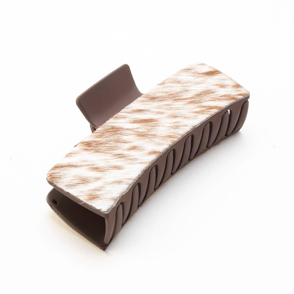 High Vista Hair Comb Clip In Turquoise: Black-White
