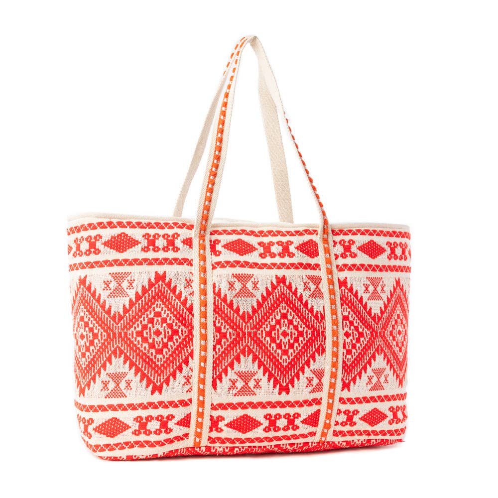 Crimson Caravan Weekender Bag in Festival Red: Festival Red