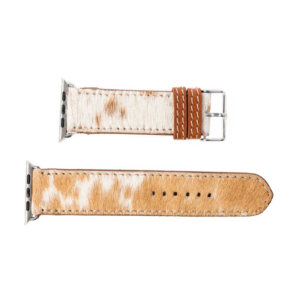 Palomino Plains Western Watch Band in White: White