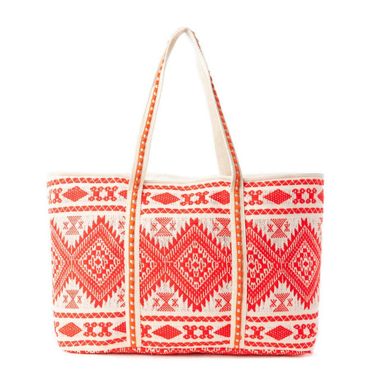 Crimson Caravan Weekender Bag in Festival Red: Festival Red