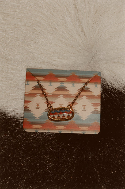 Aztec Gold Western Necklace