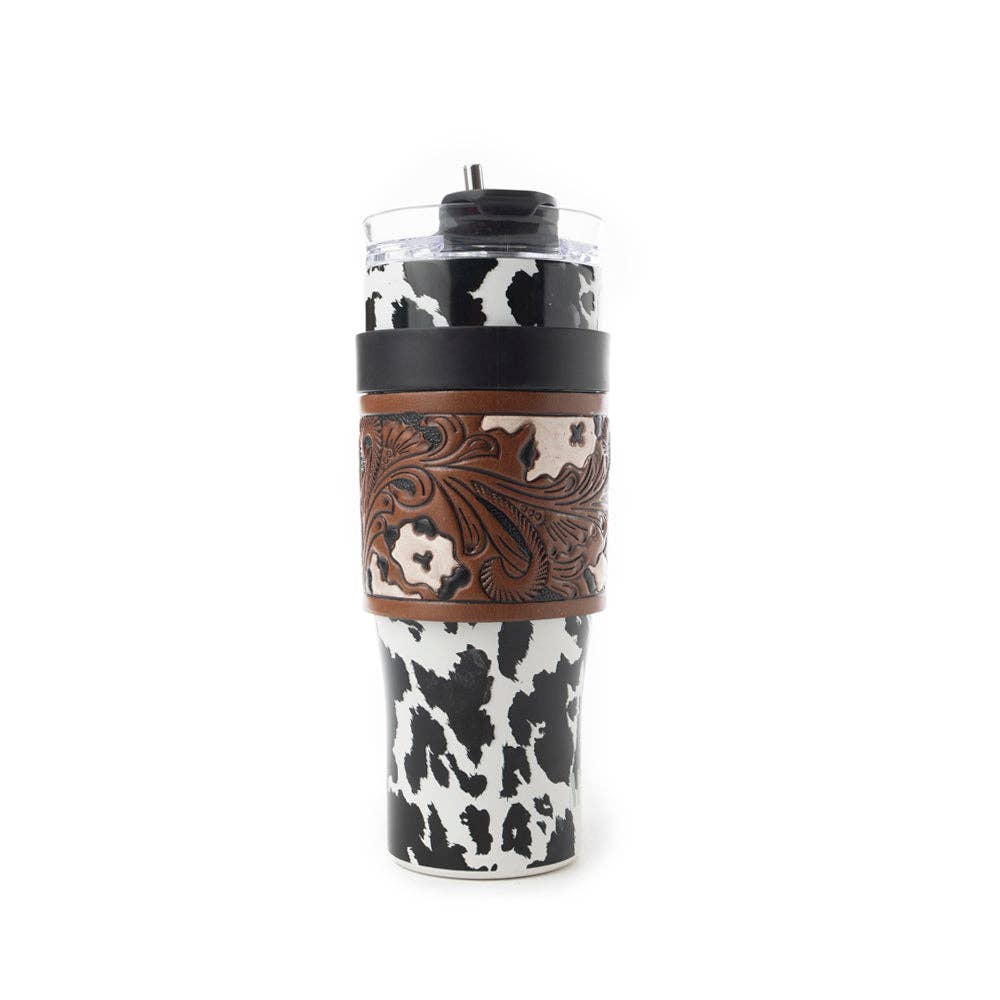 Wide Wyoming Tumbler In Black and White: WITH TOOLING