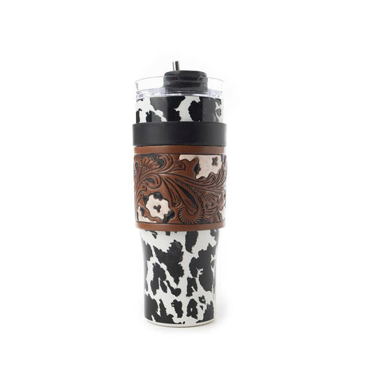 Wide Wyoming Tumbler In Black and White: WITH TOOLING