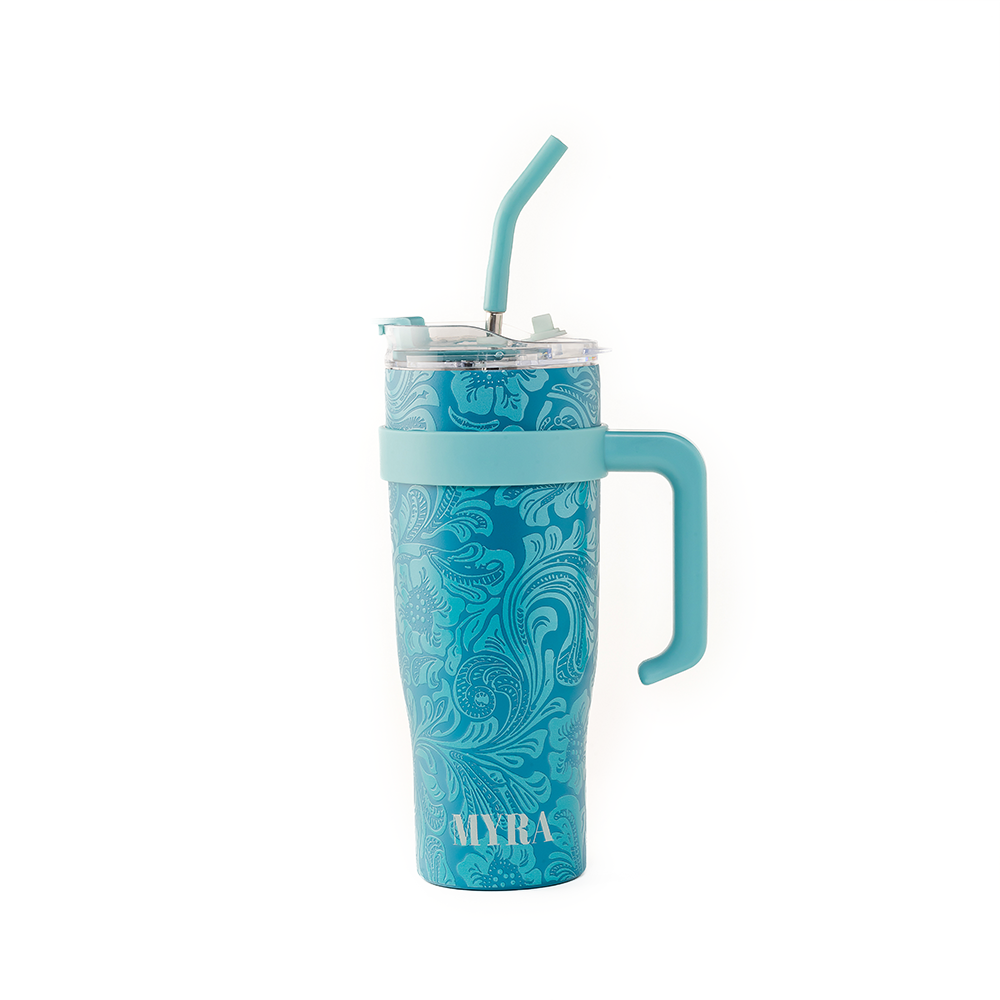 Wide Wyoming Tumbler In Blue: WITHOUT TOOLING