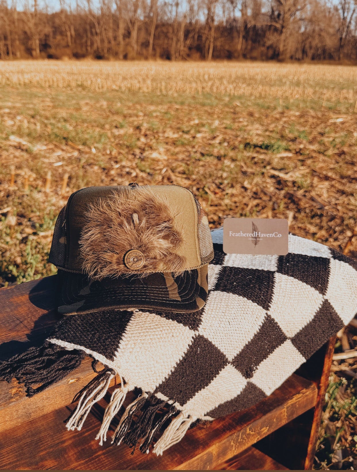Camo Pheasant Trucker Hat