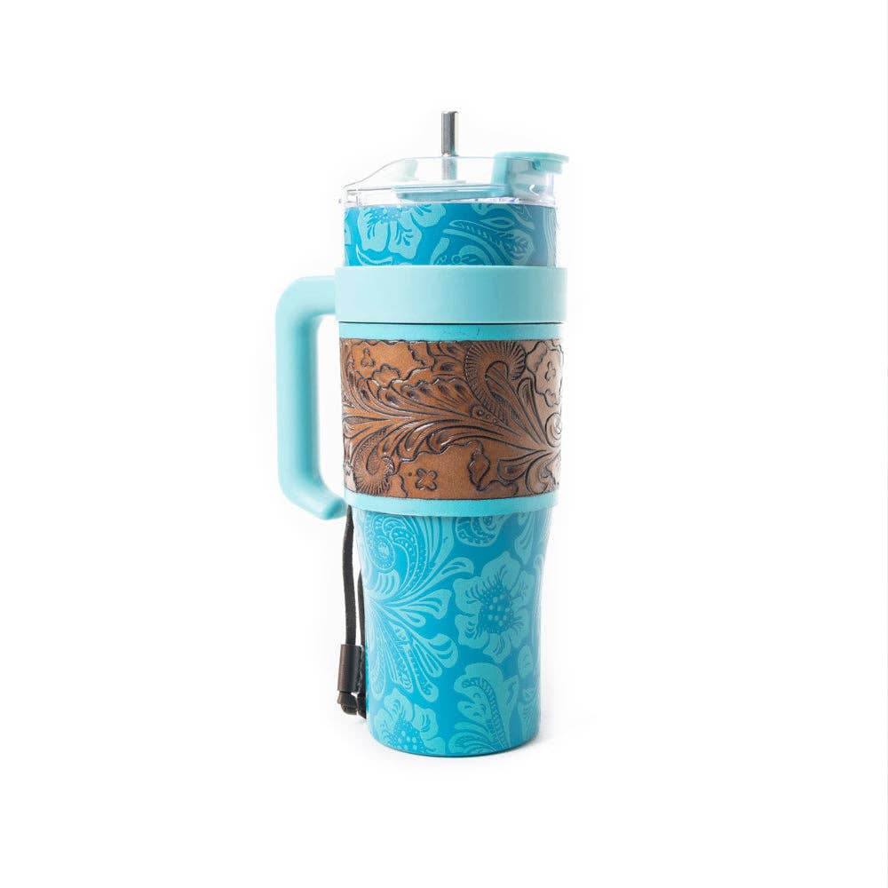Wide Wyoming Tumbler In Blue: WITHOUT TOOLING