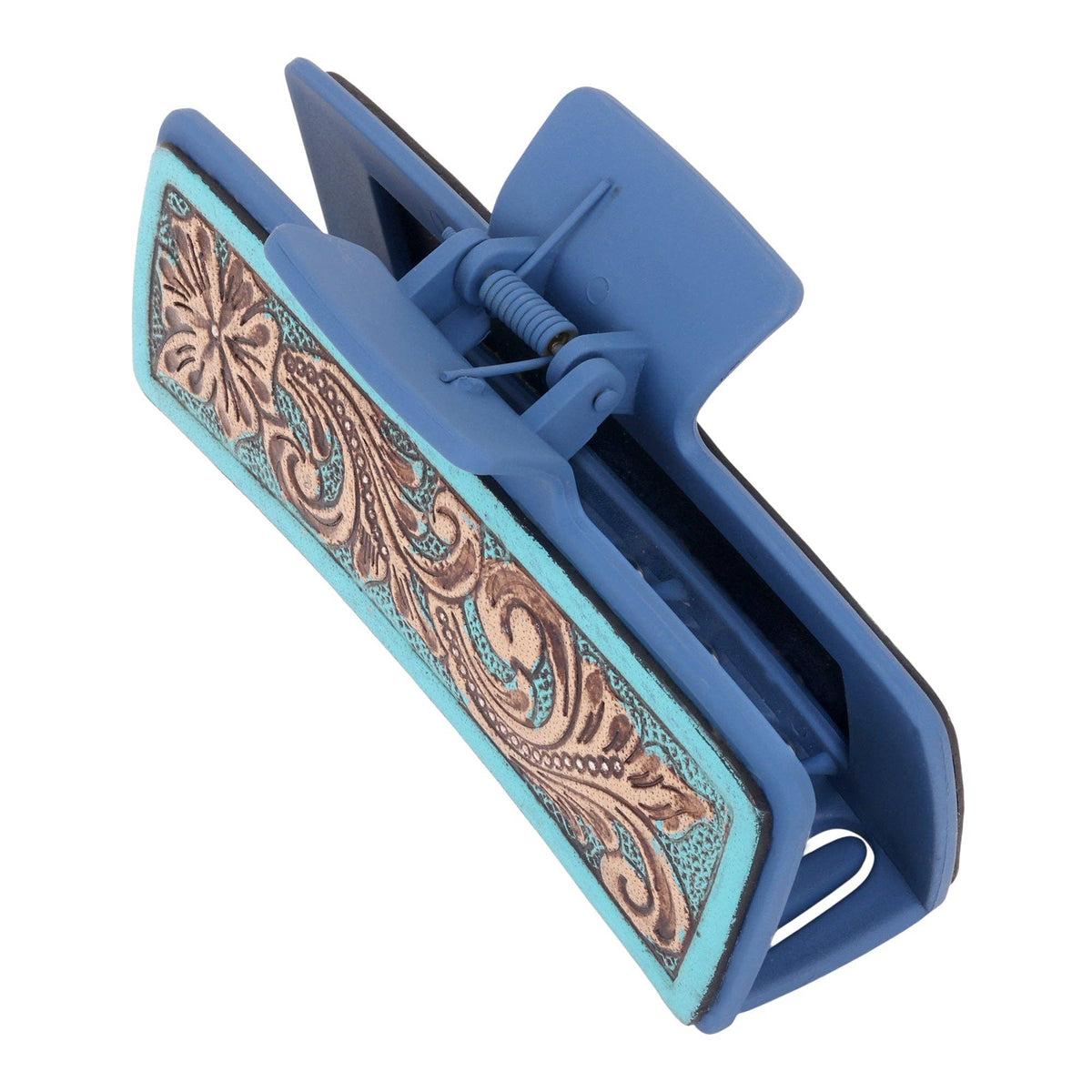 Sage Serenade Hair Comb Clip: Black & White