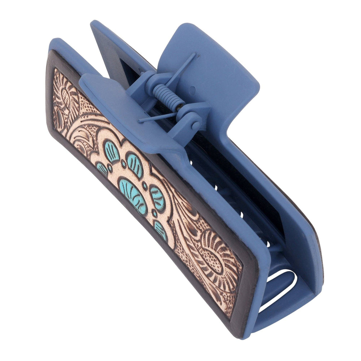 Sage Serenade Hair Comb Clip: Black & White
