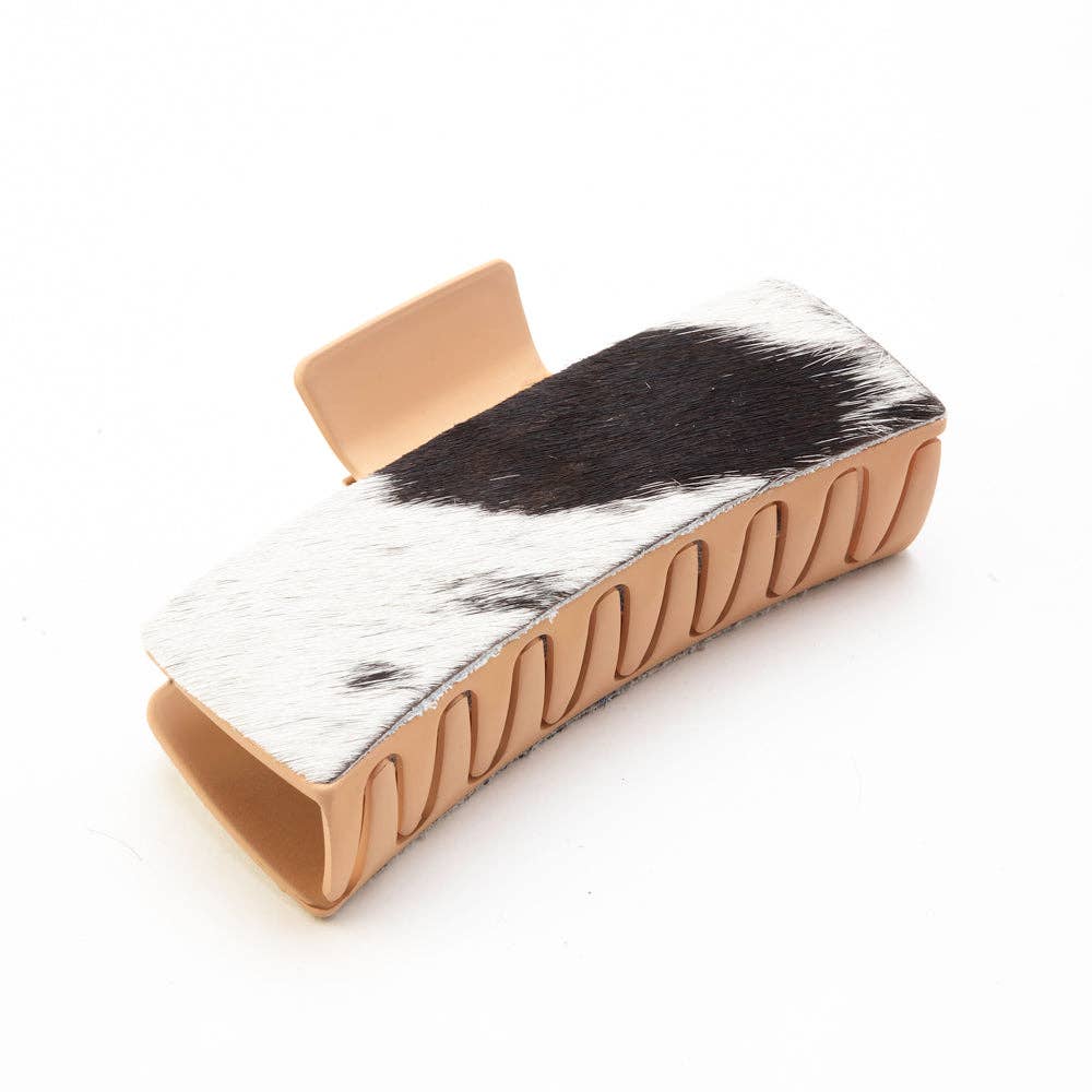 High Vista Hair Comb Clip In Light Brown: Brown-Embossed