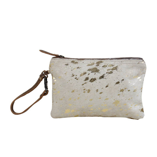 Golden Snow Hairon Pouch