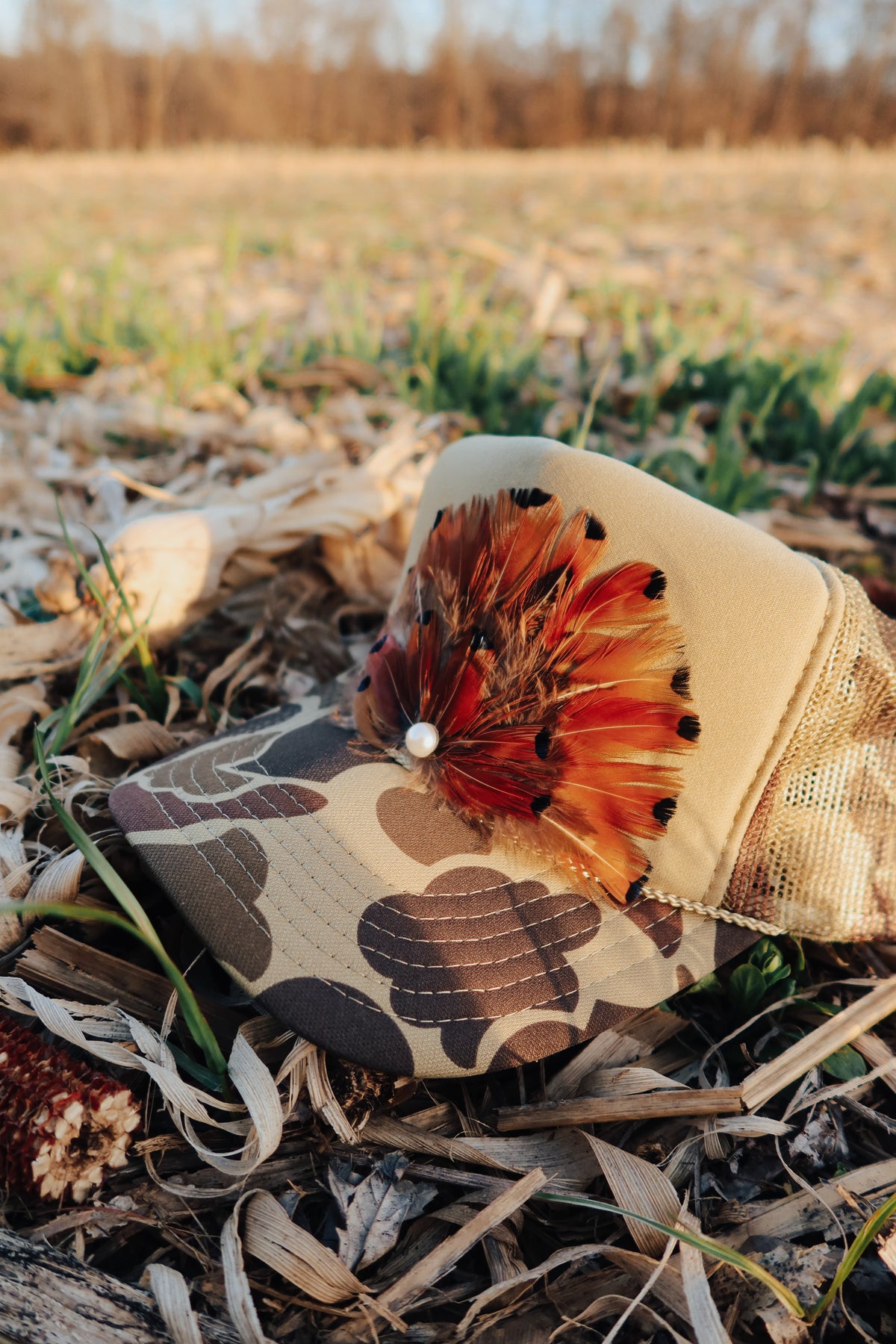 Ember Ridge Camo Trucker Hat