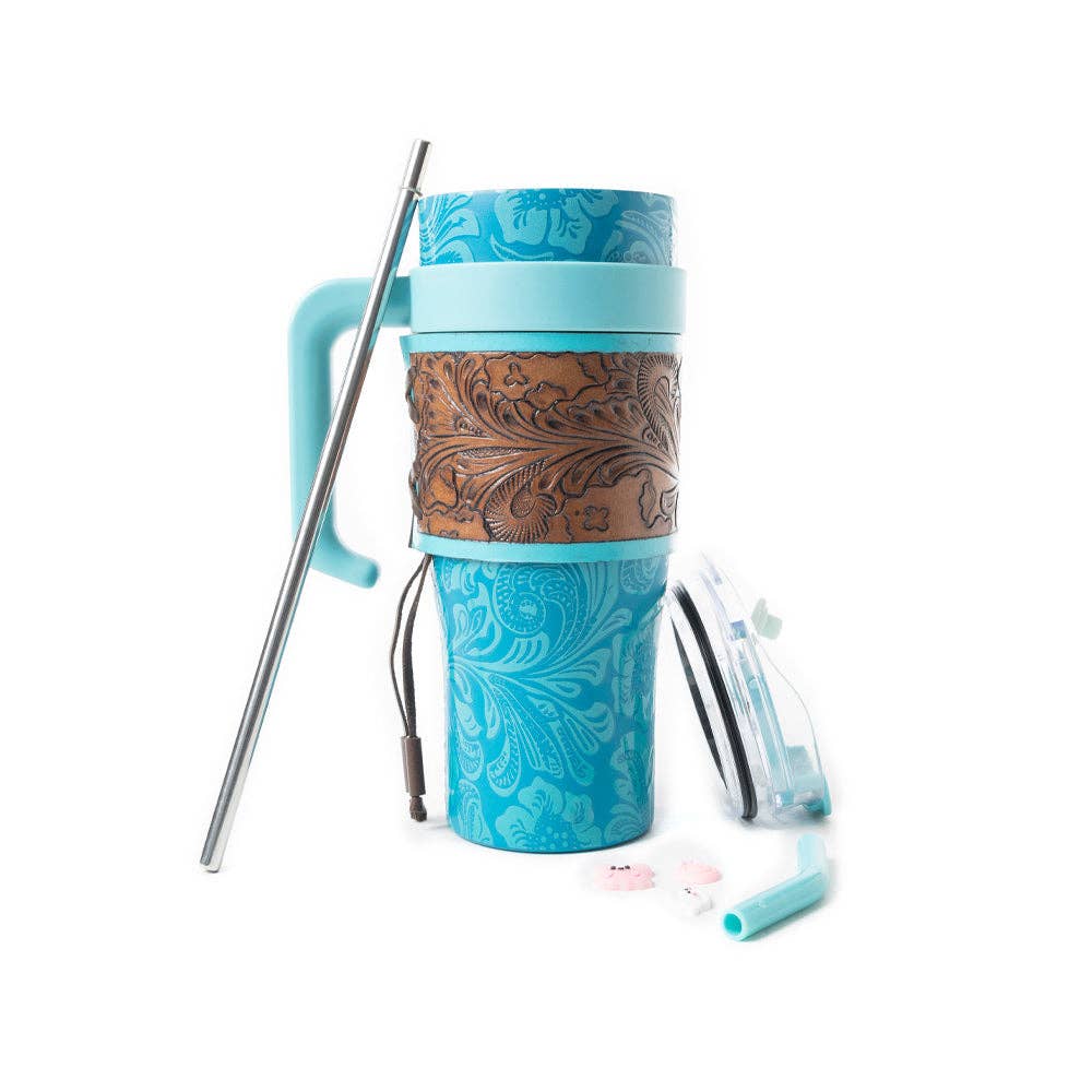 Wide Wyoming Tumbler In Blue: WITHOUT TOOLING