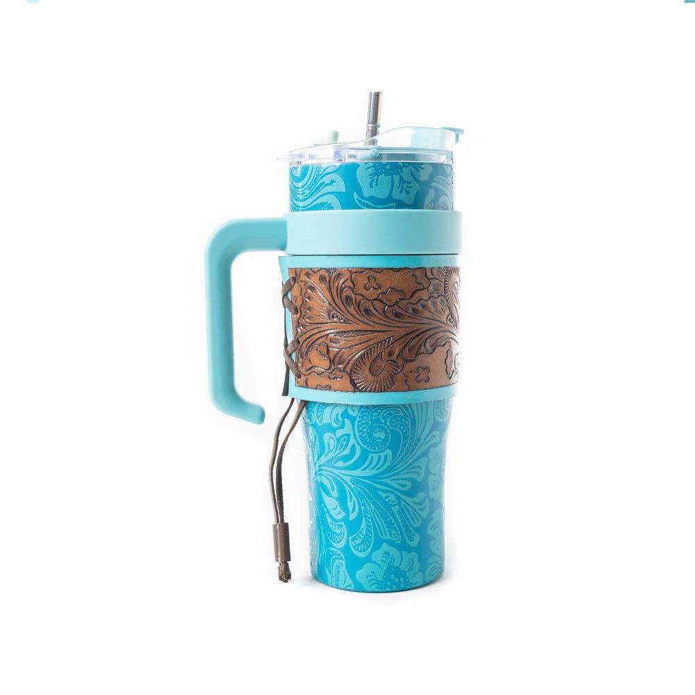 Wide Wyoming Tumbler In Blue: WITHOUT TOOLING