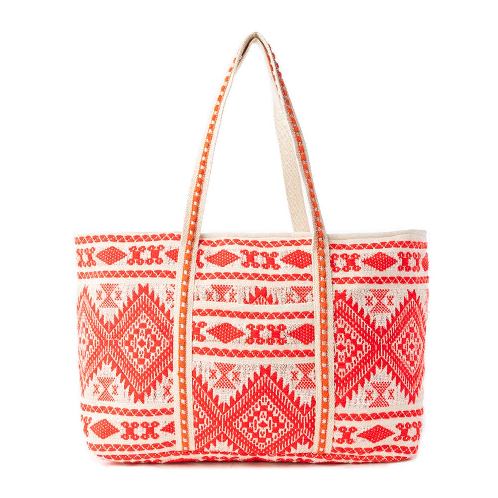 Crimson Caravan Weekender Bag in Festival Red: Festival Red
