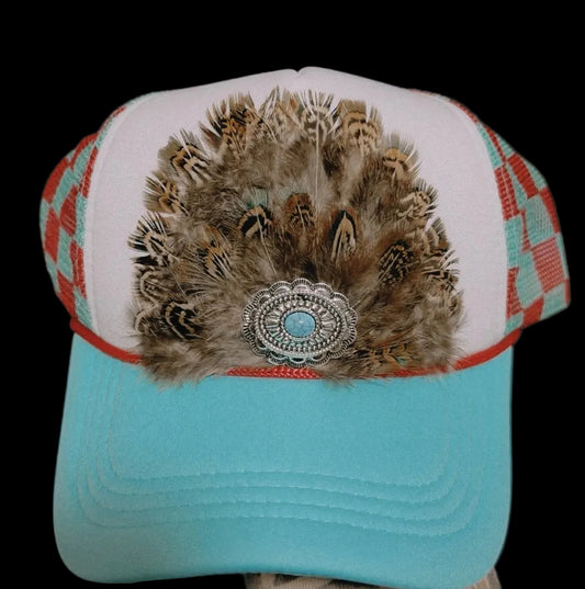 Prairie Patchwork Trucker Hat