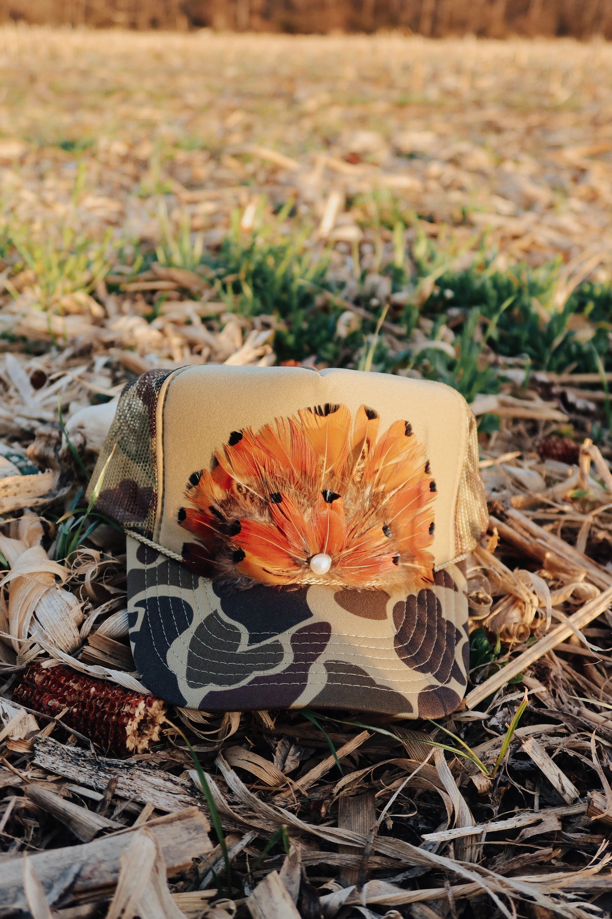 Ember Ridge Camo Trucker Hat
