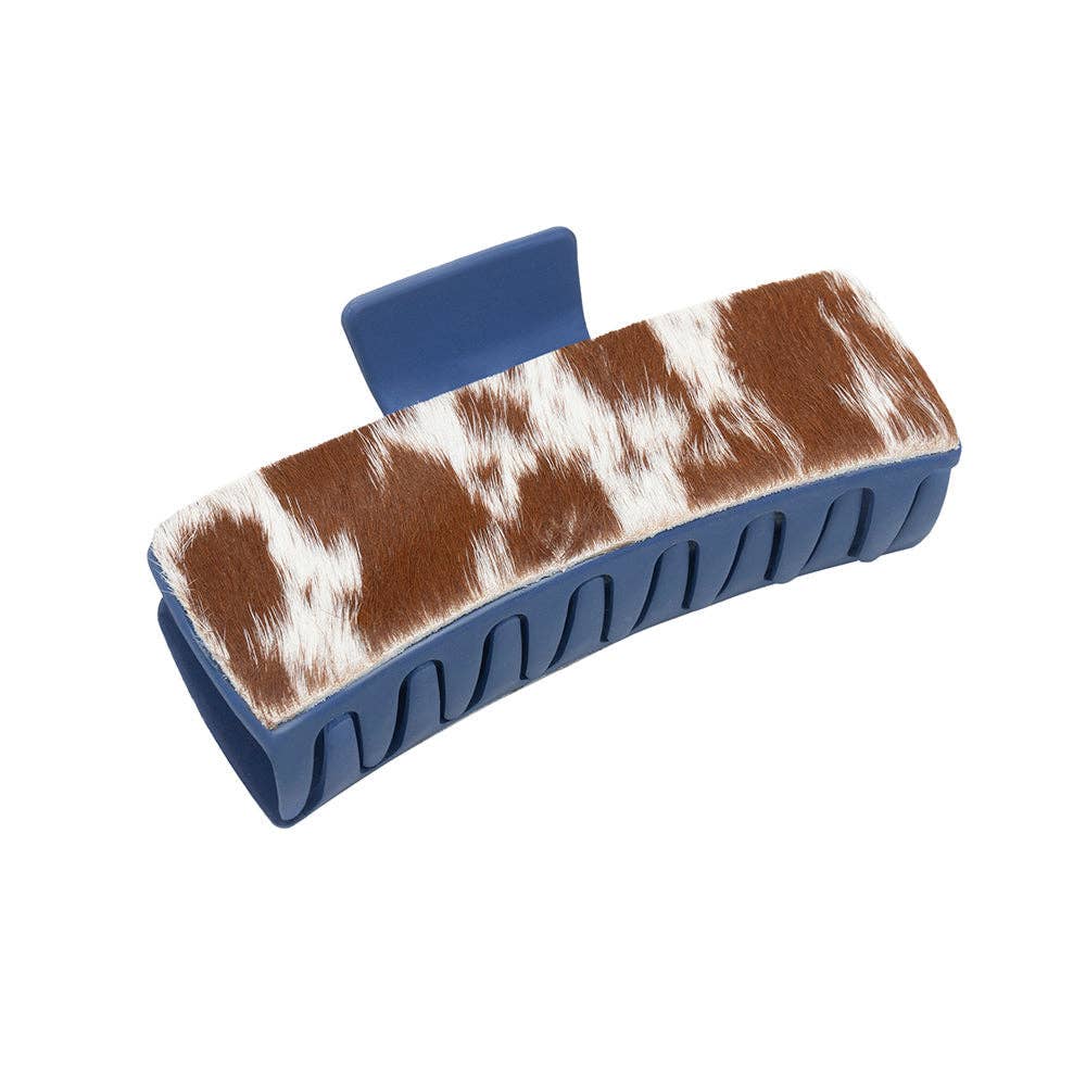 Sage Serenade Hair Comb Clip: Black & White