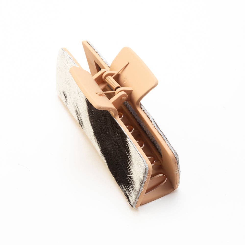High Vista Hair Comb Clip In Light Brown: Brown-Embossed