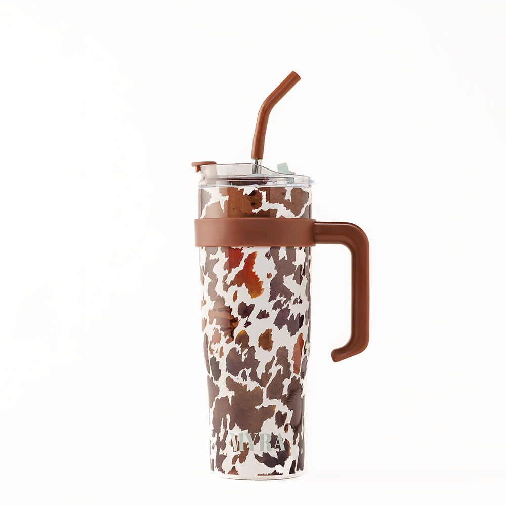 Wyoming Tumbler In Brown and White: WITH TOOLING