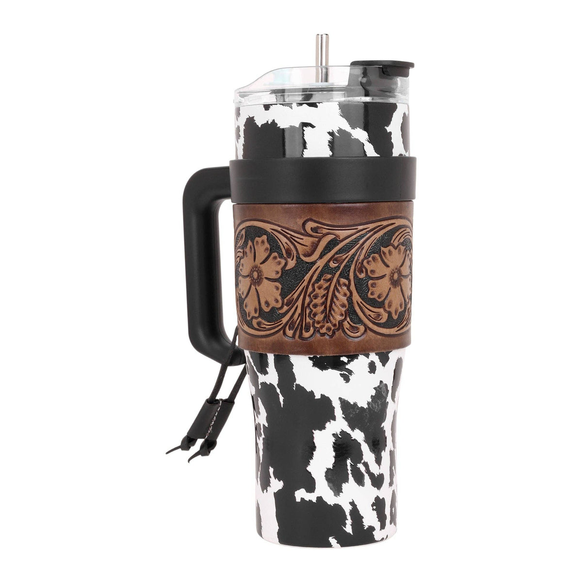 Wide Wyoming Tumbler In Black and White: WITHOUT TOOLING