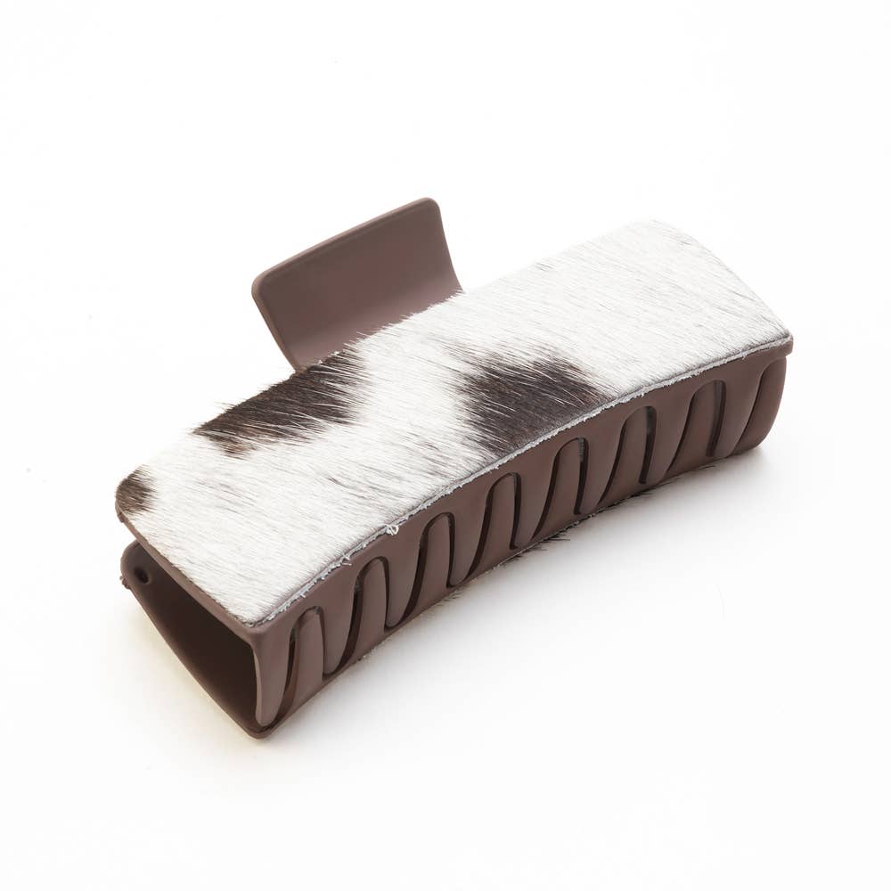 High Vista Hair Comb Clip In Turquoise: Black-White