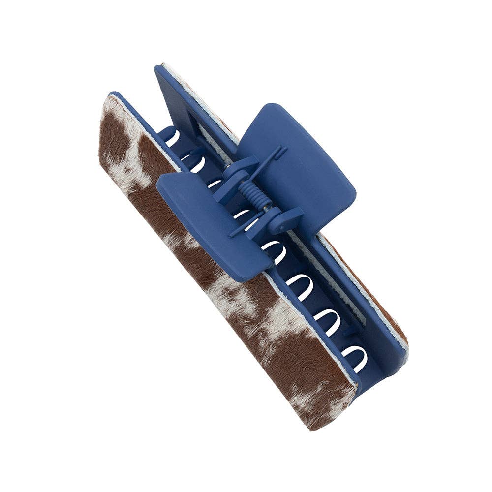 Sage Serenade Hair Comb Clip: Black & White