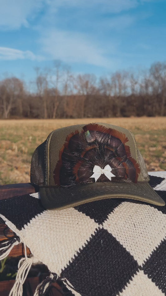 Olive Green Turkey Trucker